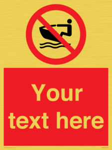 Custom No personal water craft